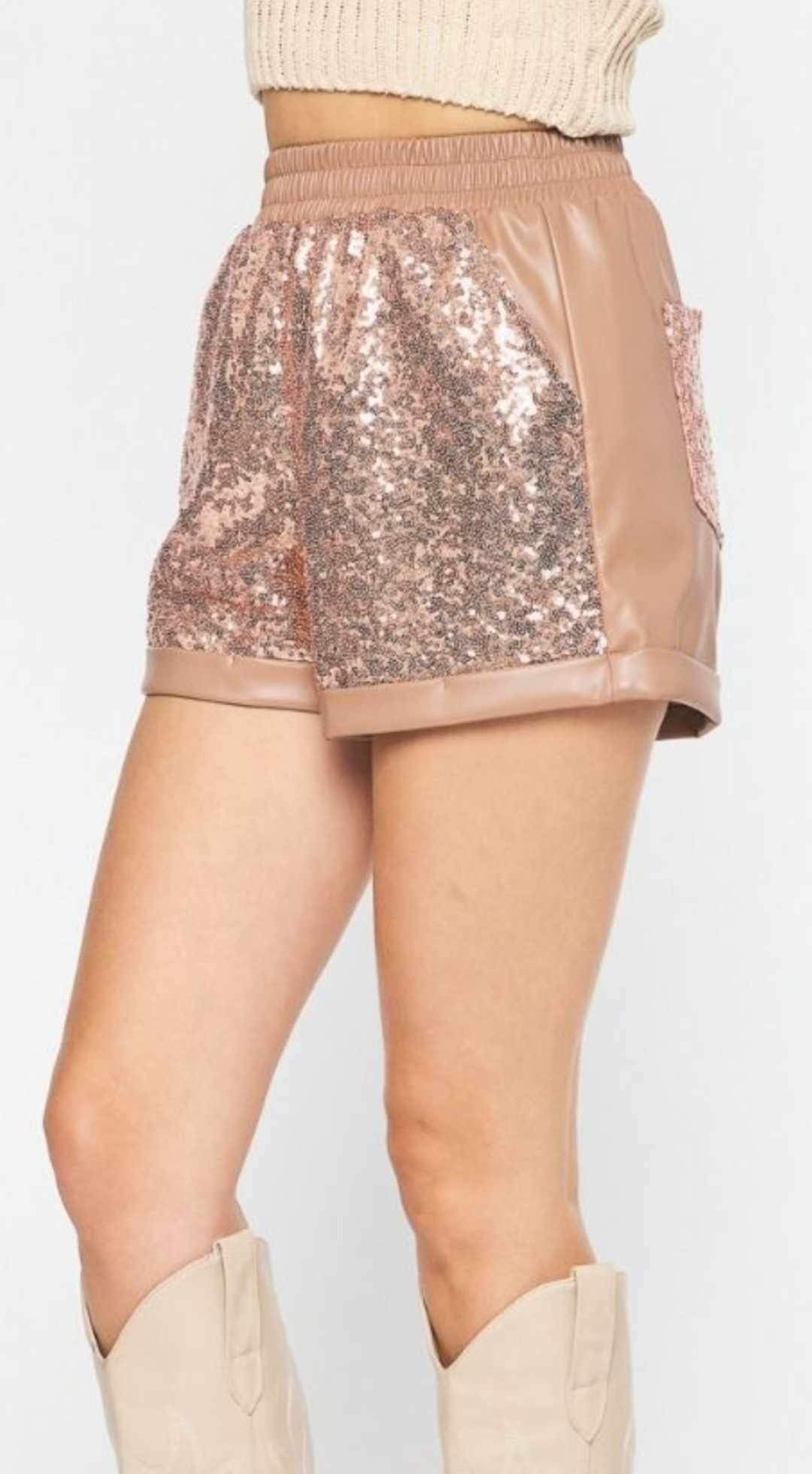 Sparkle Queen Faux Shorts