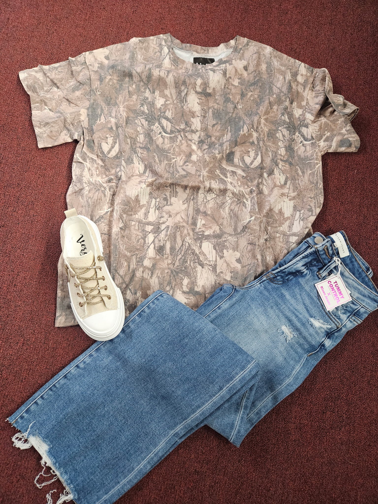 Dark Camo Oversized Tee