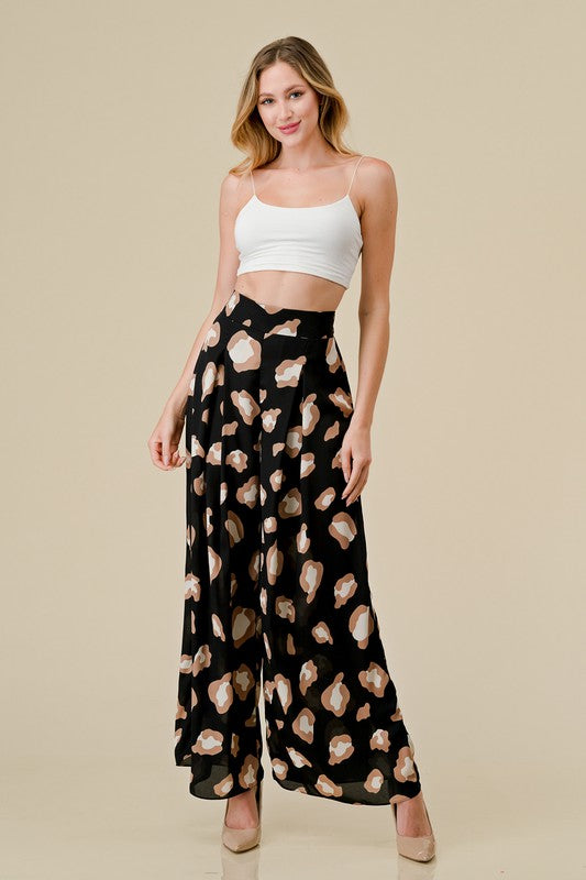 Leopard Palazzo Pants