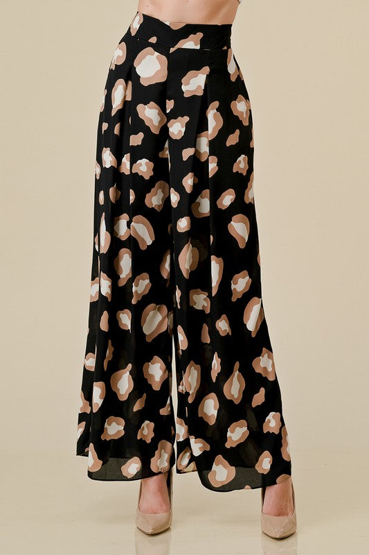 Leopard Palazzo Pants