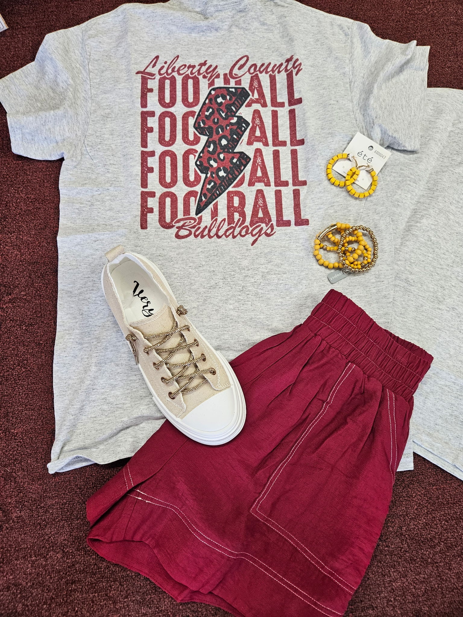 Football Lightning Bolt
