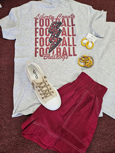 Football Lightning Bolt