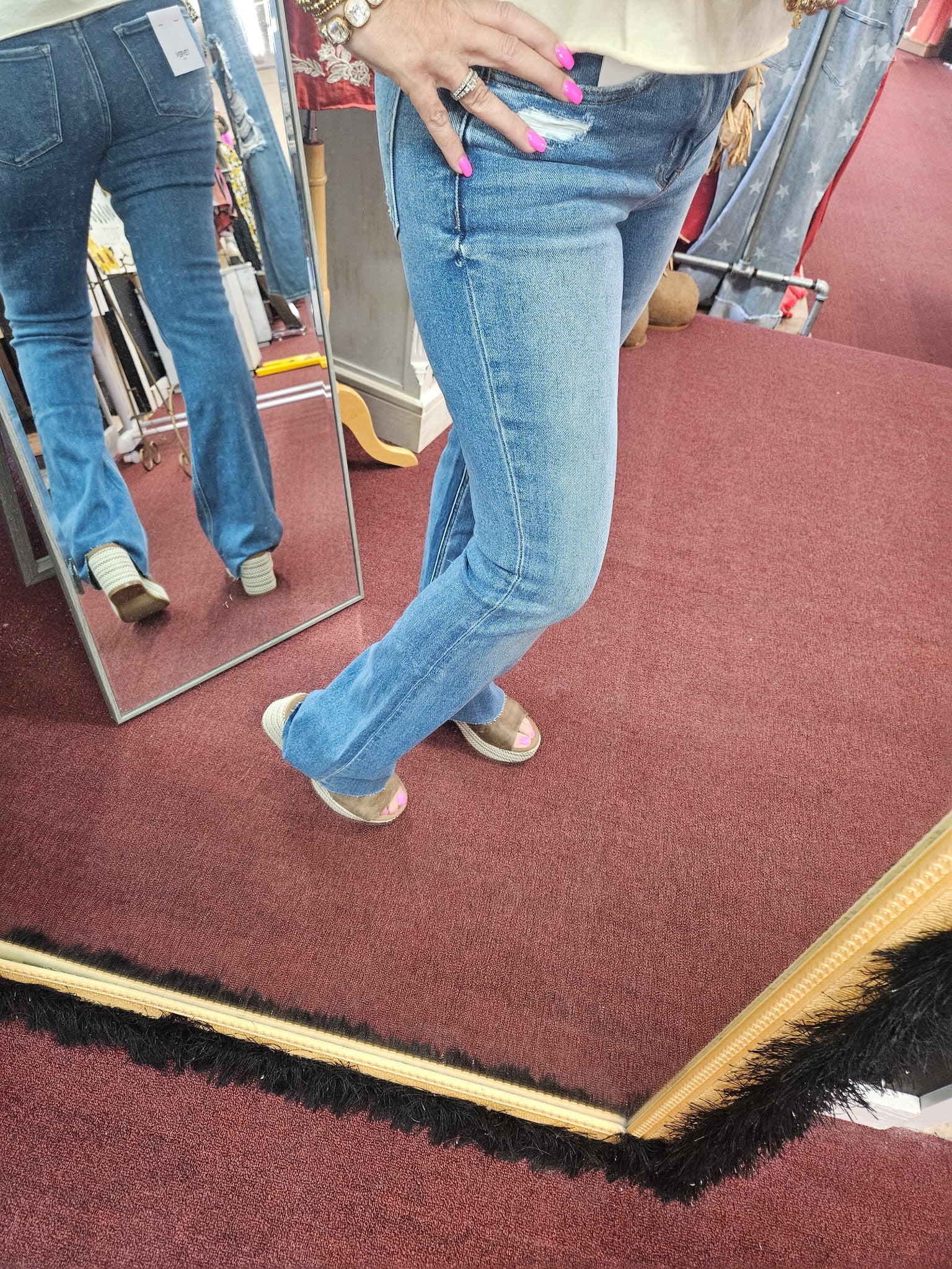 FM Well-Rounded MR Clean Cut Bootcut Jeans