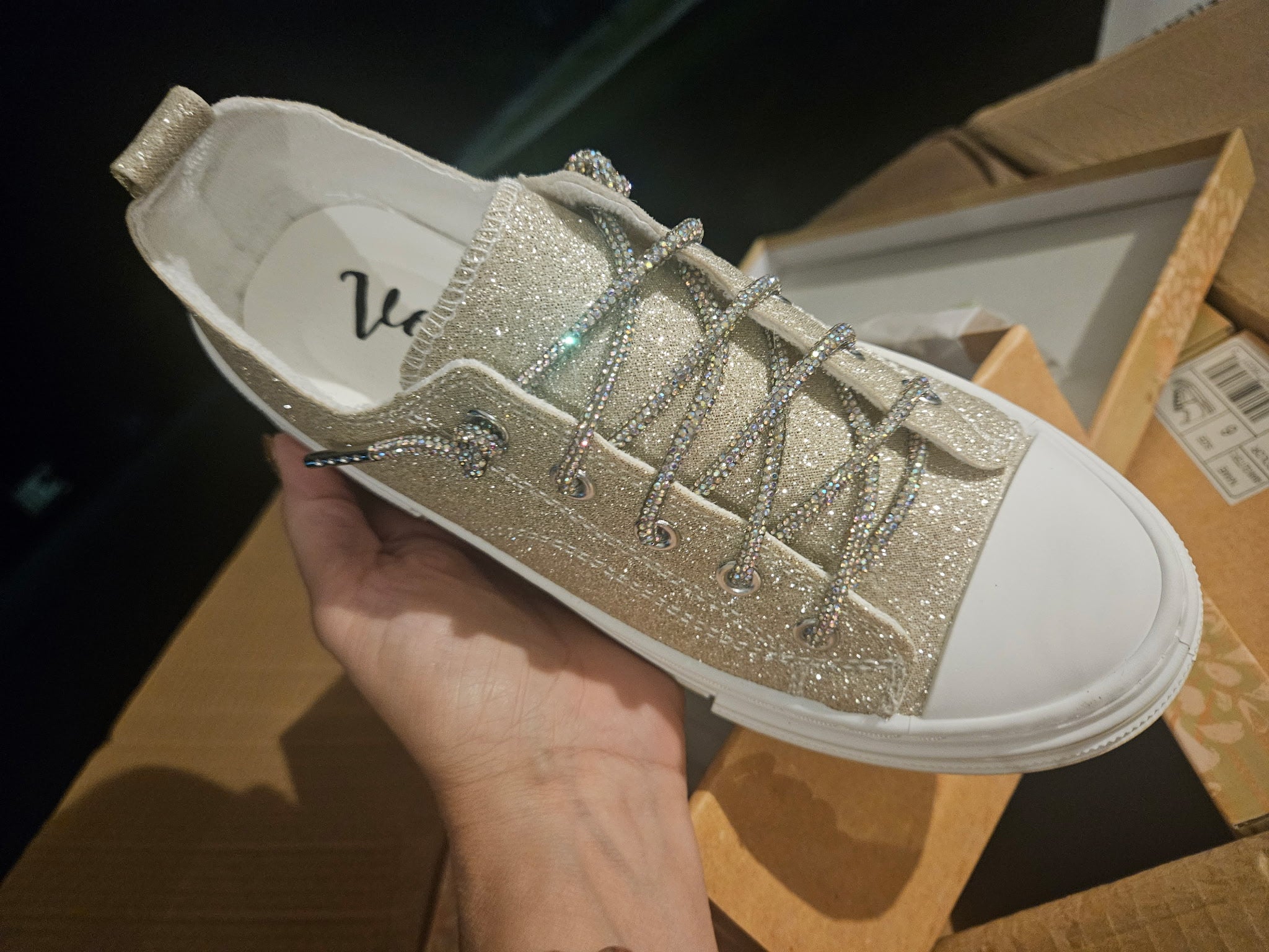 Gold Aman Shoes