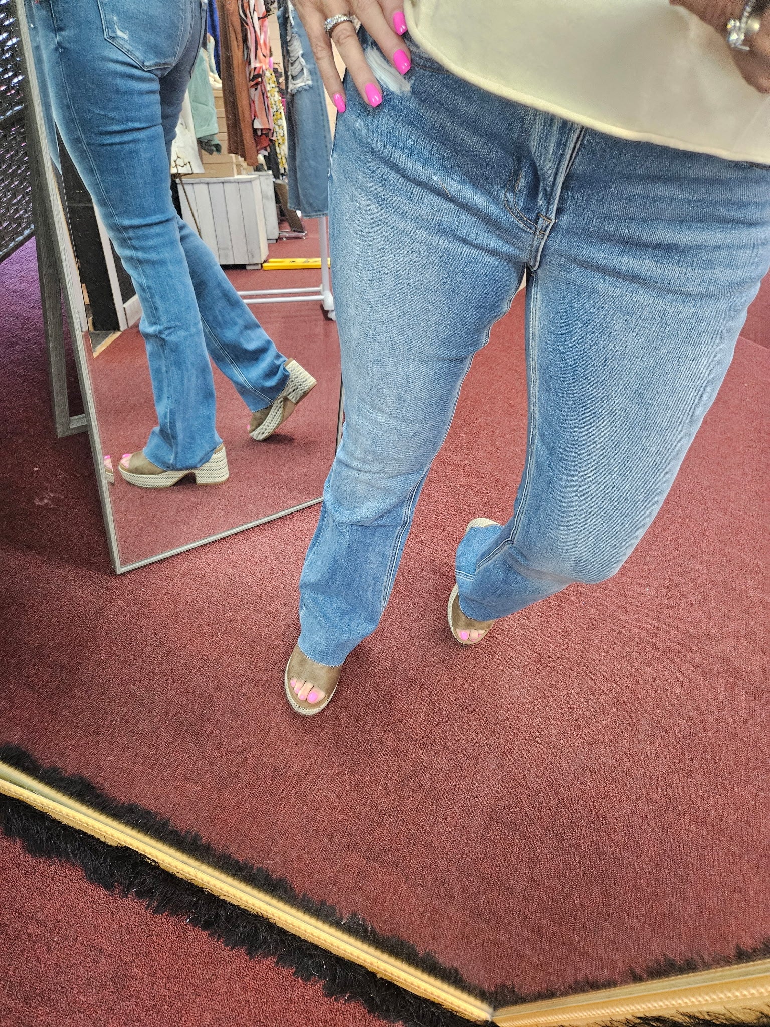 FM Well-Rounded MR Clean Cut Bootcut Jeans