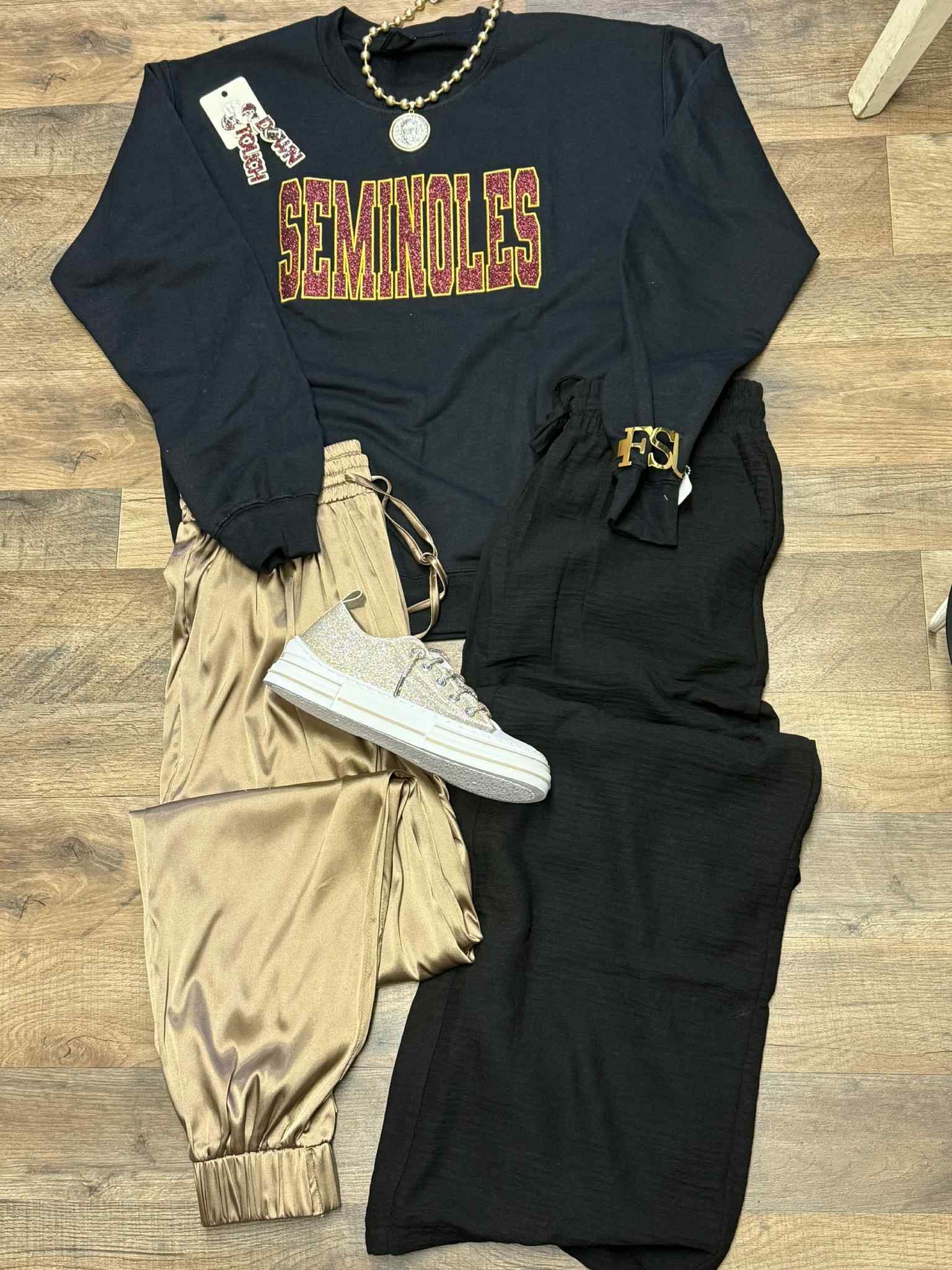 Glitter Embroidery Crew