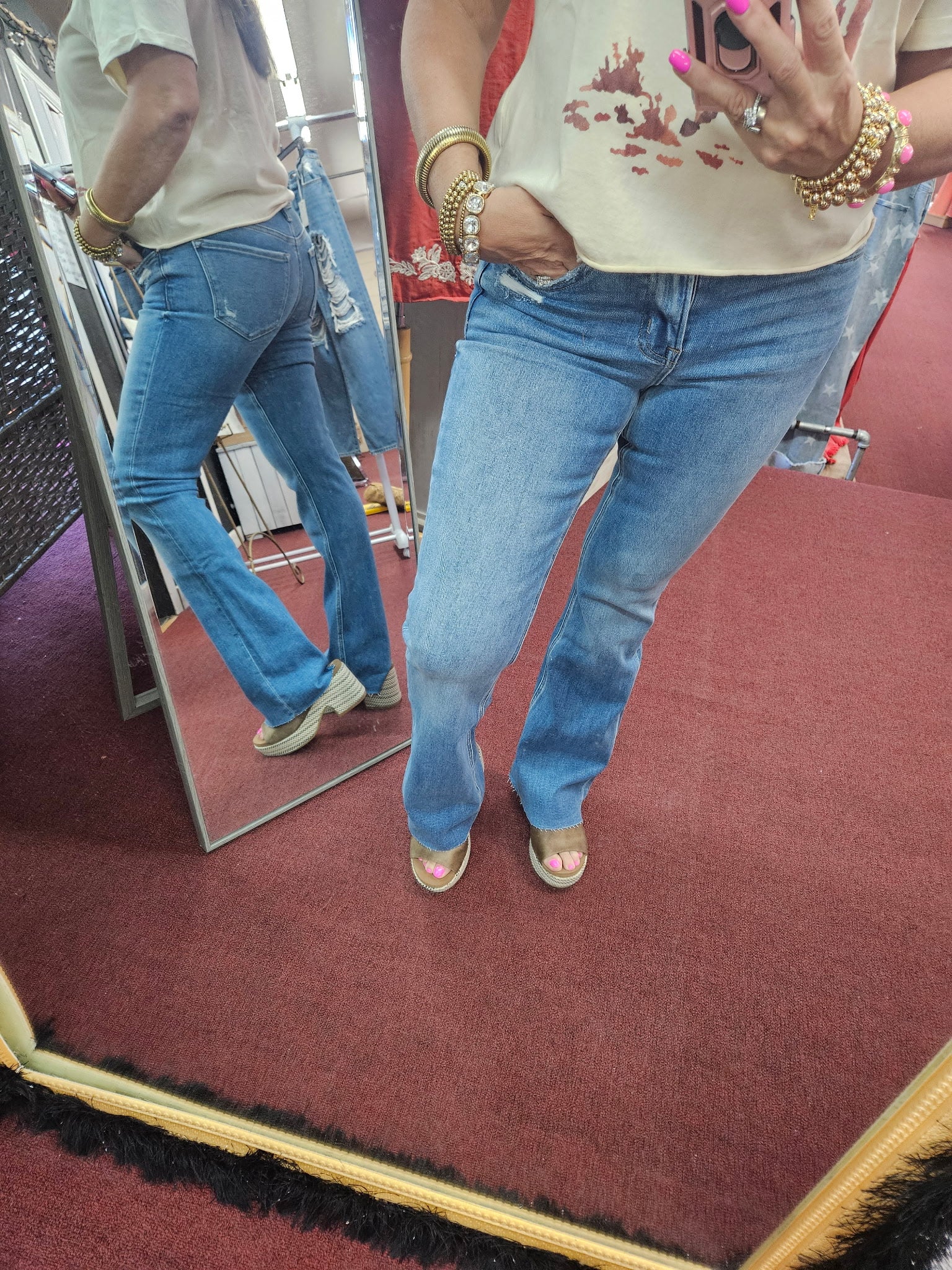 FM Well-Rounded MR Clean Cut Bootcut Jeans