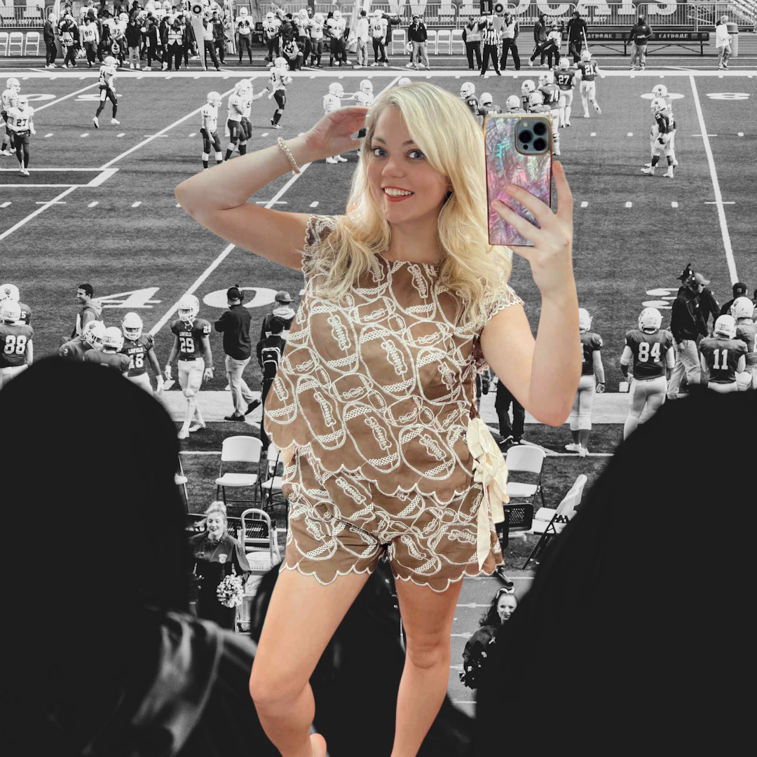 Football Scalloped Set