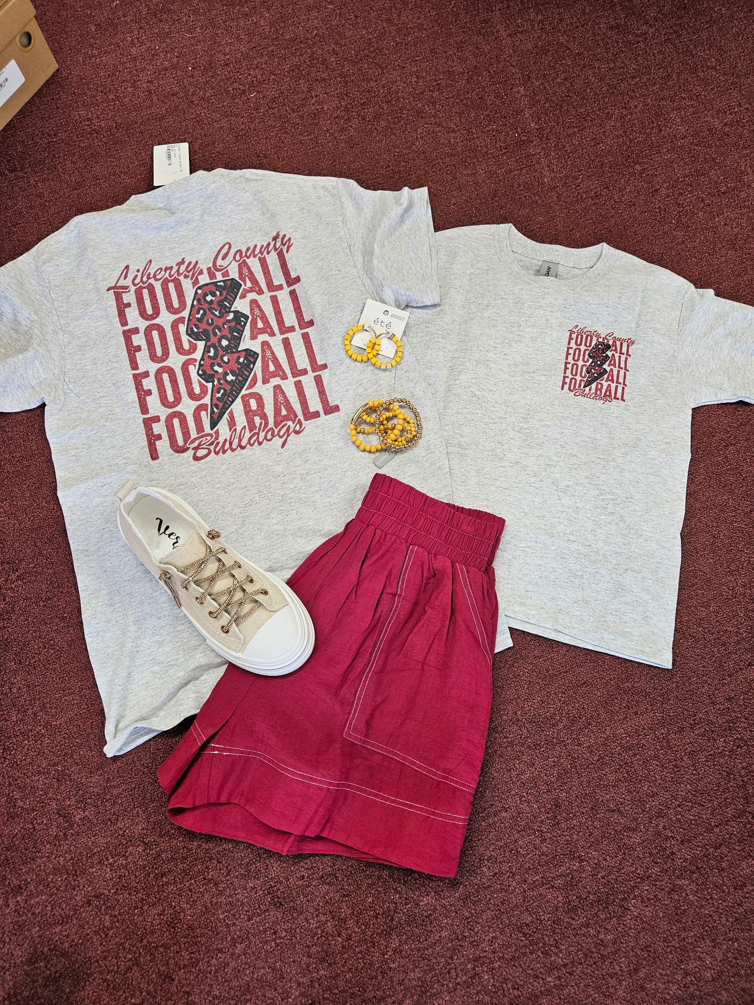 Football Lightning Bolt