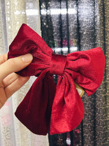 Velvet Hair Bow