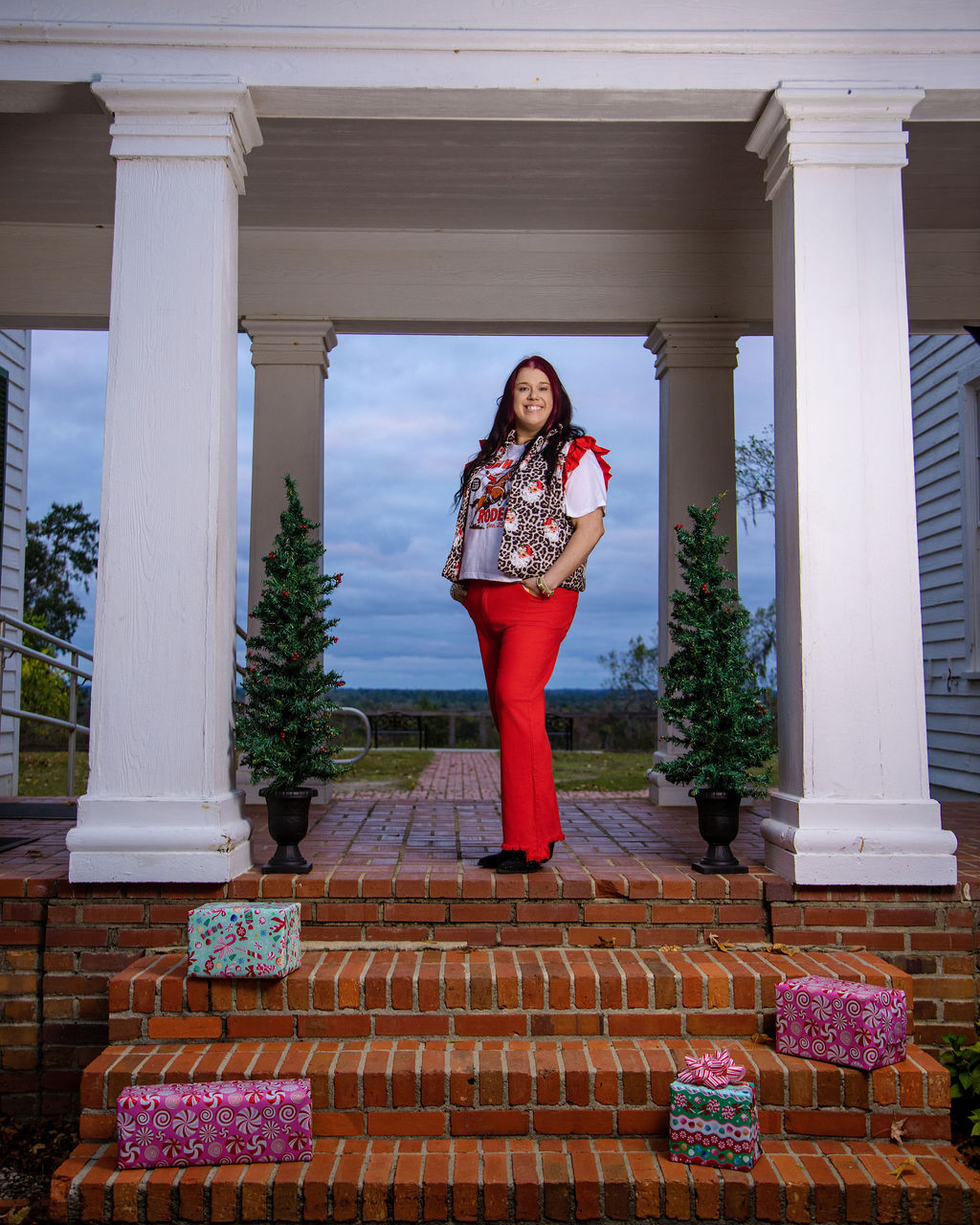 Santa Safari Chic Puffer Vest