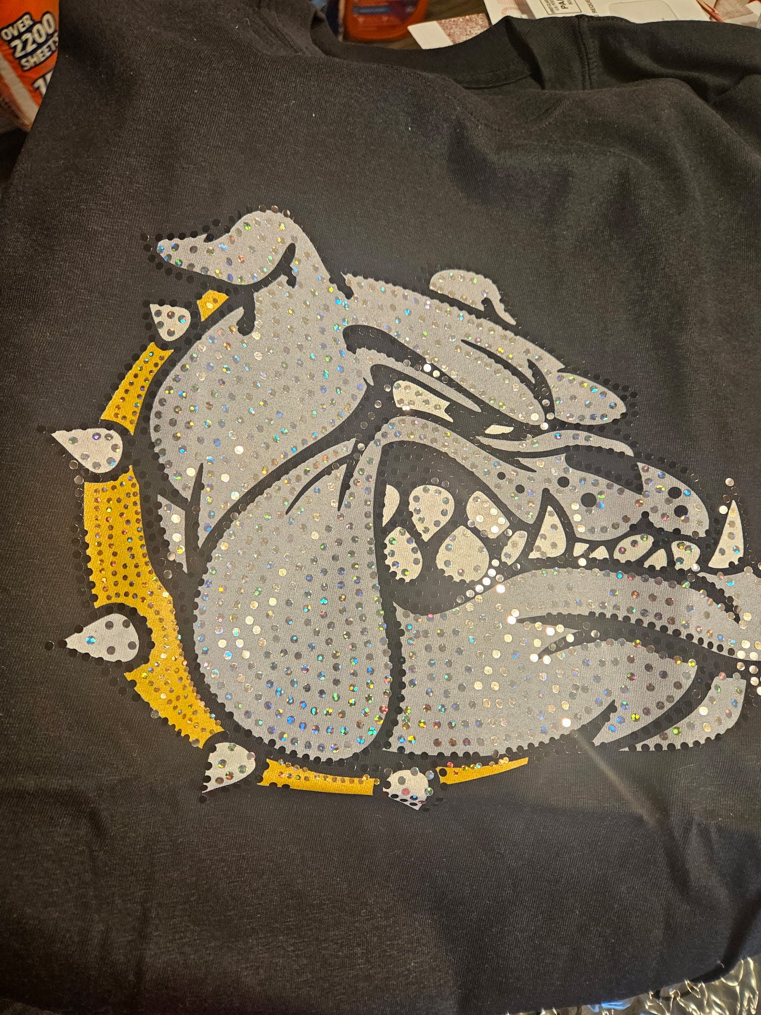 Bulldog Gold Collar Spangle