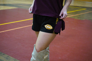 Game Day Football Sequin Shorts