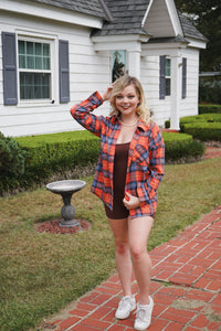 Get Cozy & Cute Plaid Shackets