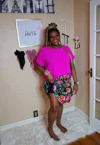 Floral Patchwork Skort