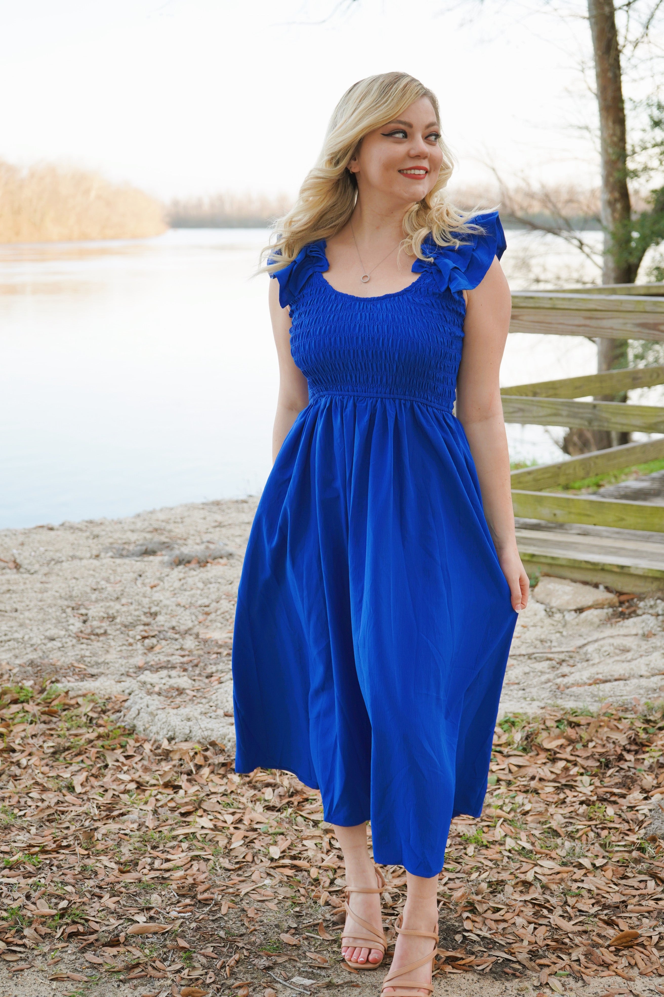 Sapphire Blue Dress