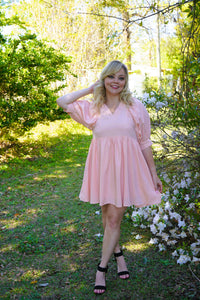 Peachy Queen Dress