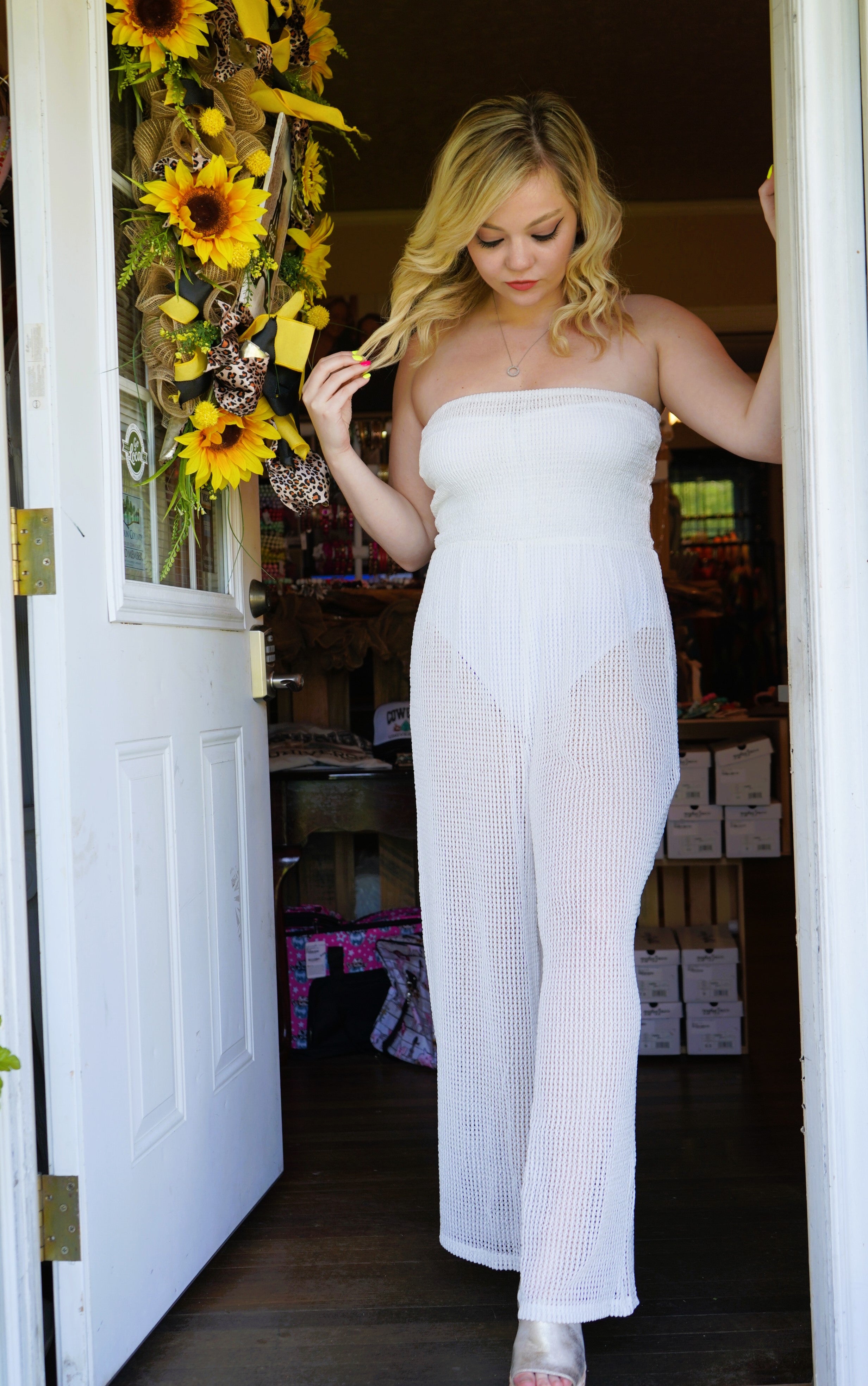 Beach Vibe Cover-Up Jumpsuit Sassi Frass Boutique Beach Vibe Cover-Up Jumpsuit Sassi Frass Boutique