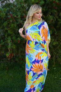 Tropical Water Maxi Dress