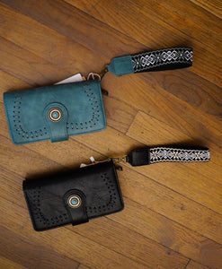 Dolly Western Wallet with Boho Wristlets