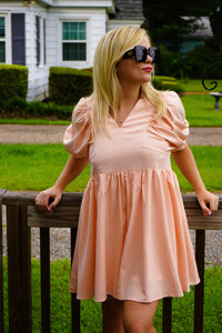 Peachy Queen Dress