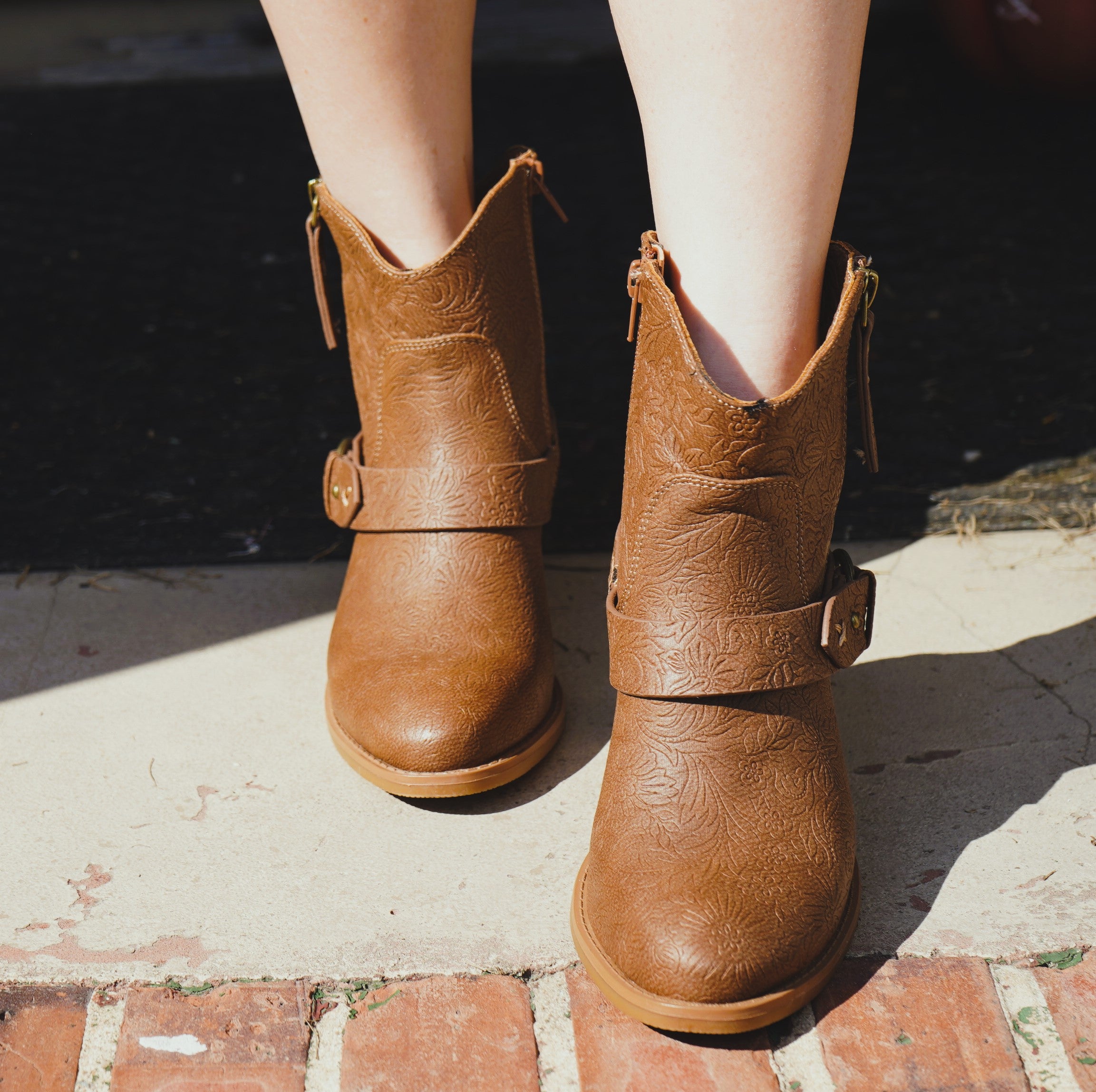 Tooled Tinker Bootie