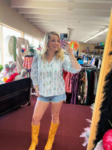 Elizabeth Floral Top