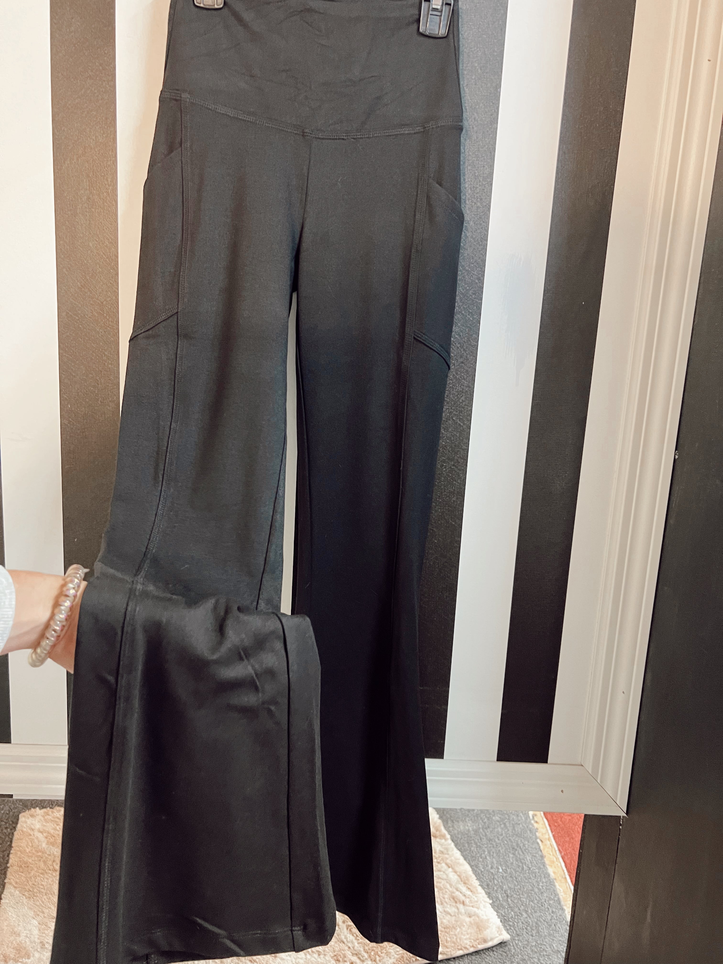 Boot Cut Black Leggings