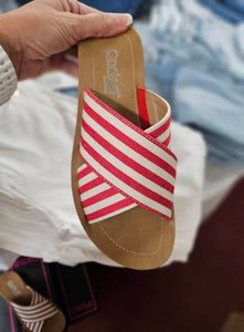 Red Dig It Sandal