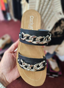 Black See Double Sandal