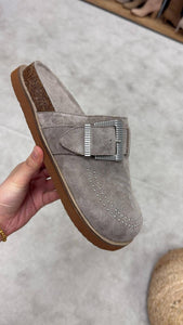 Cheyenne Taupe Mule