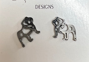 Bulldog Earrings