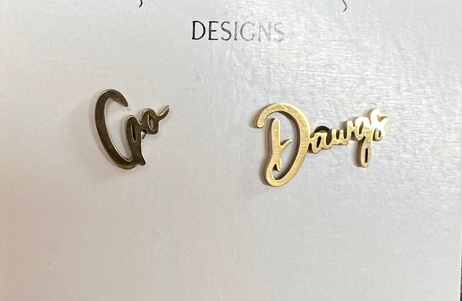 Dawgs Stud Earrings