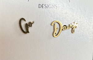 Dawgs Stud Earrings