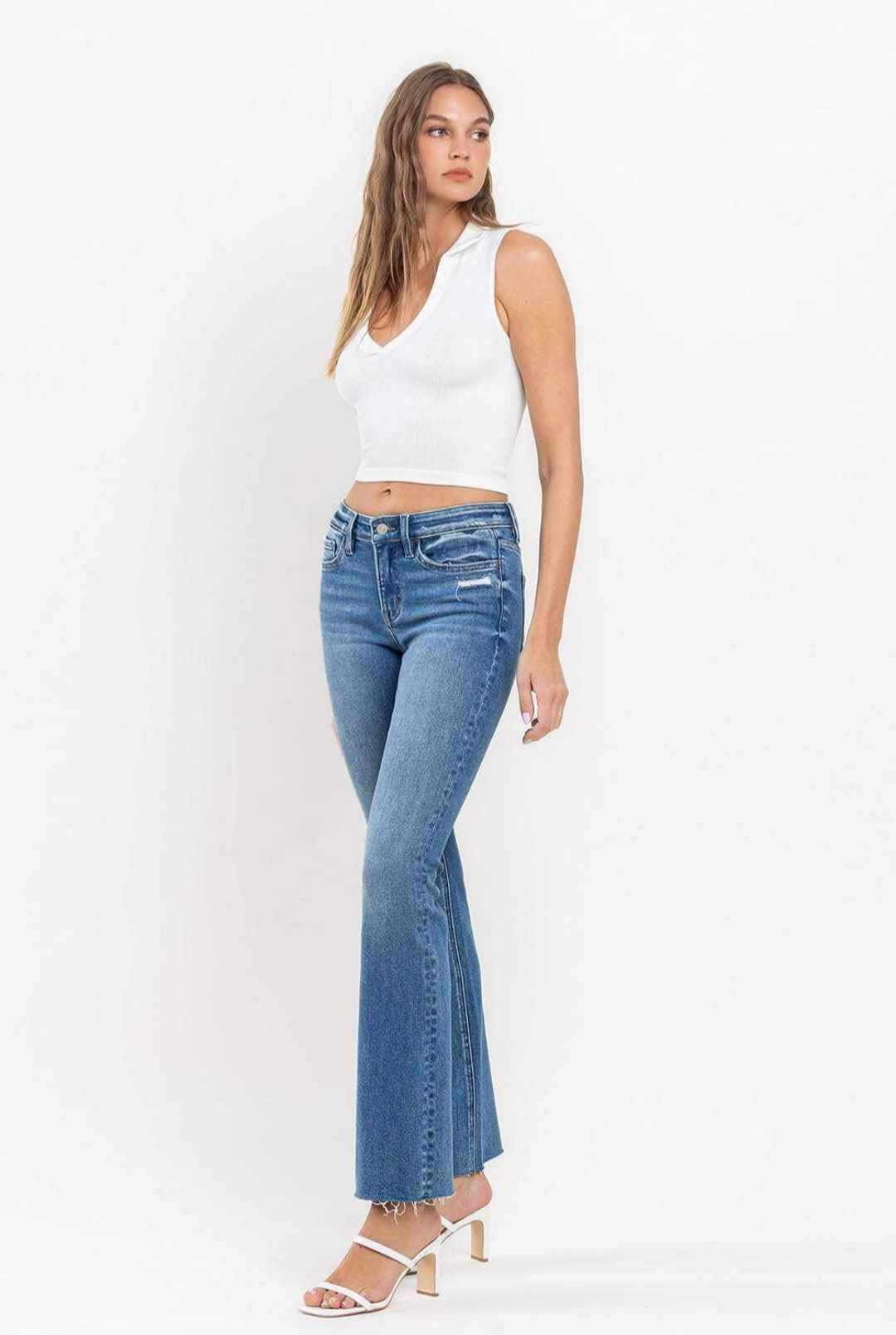 Well Rounded MR Bootcut Vervet Jeans