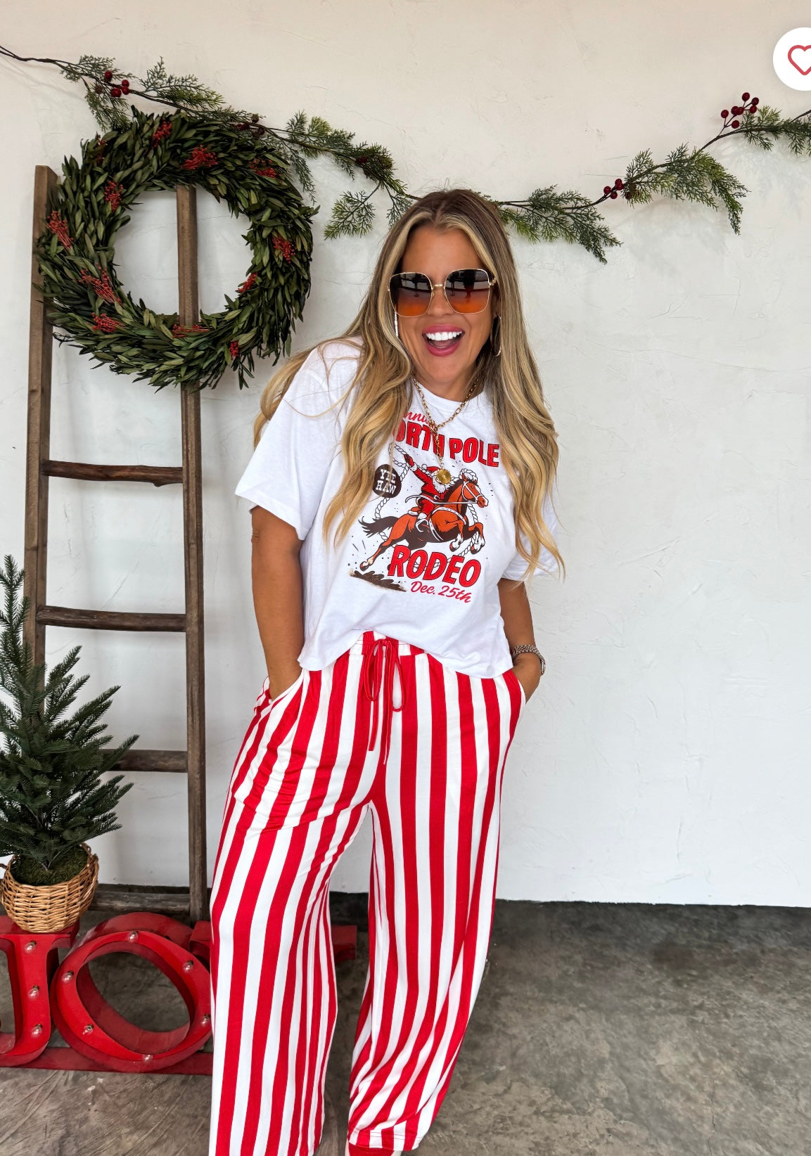 Christmas Vertical Vibes Stripe Pants