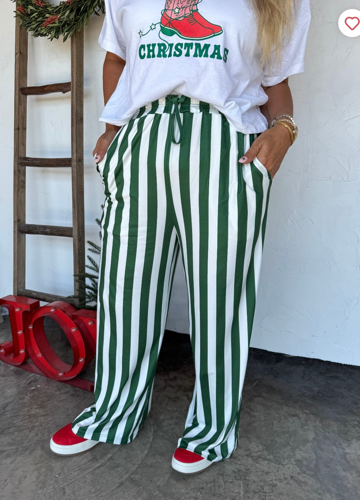 Christmas Vertical Vibes Stripe Pants