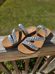 Silver Twist N Shout Sandal