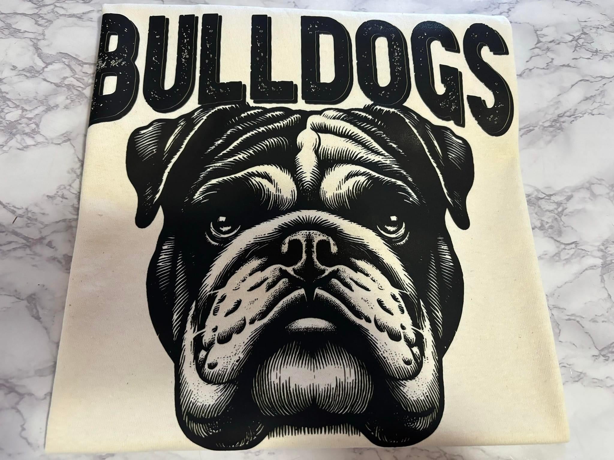 Black/White Bulldog