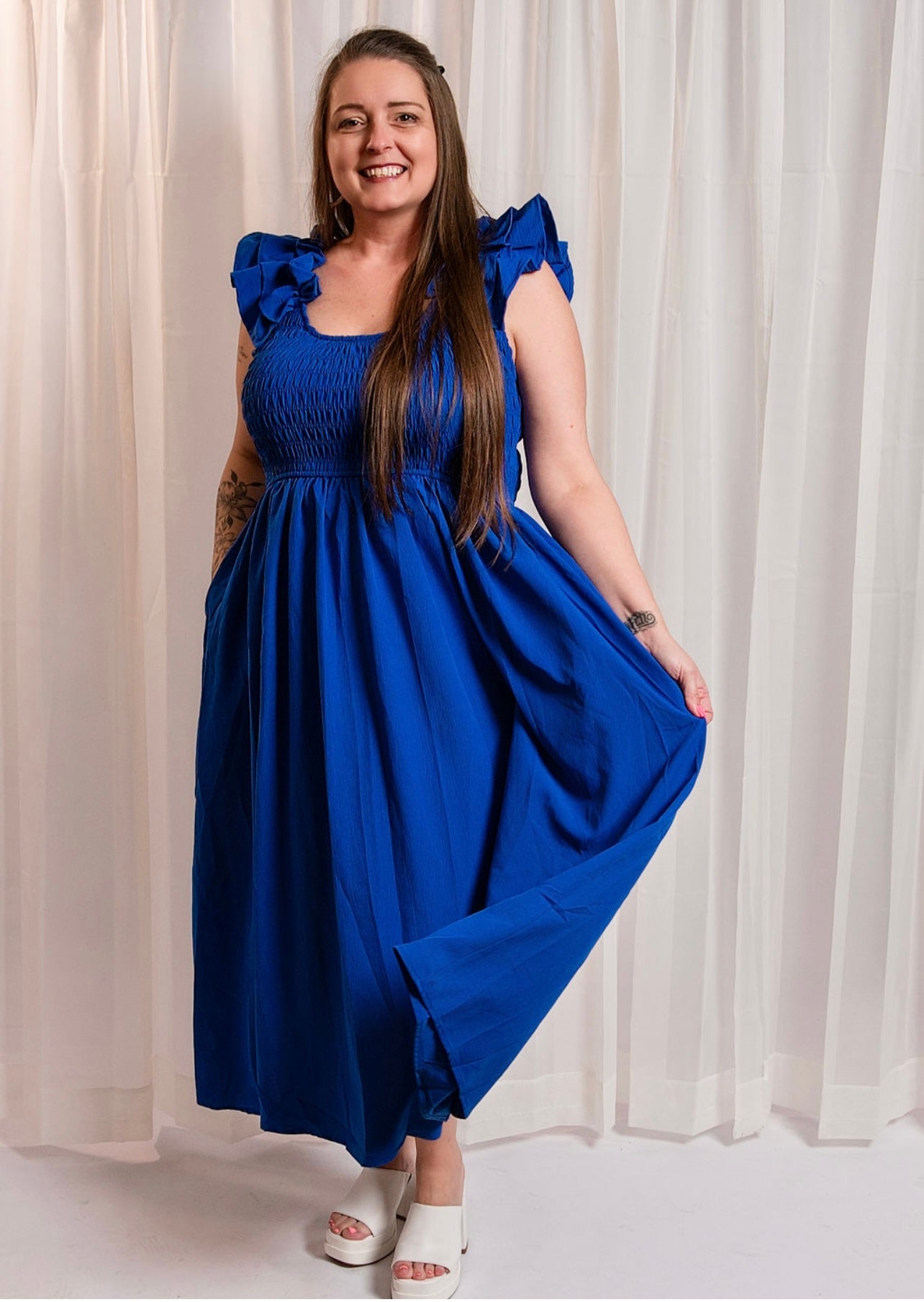 Sapphire Blue Dress