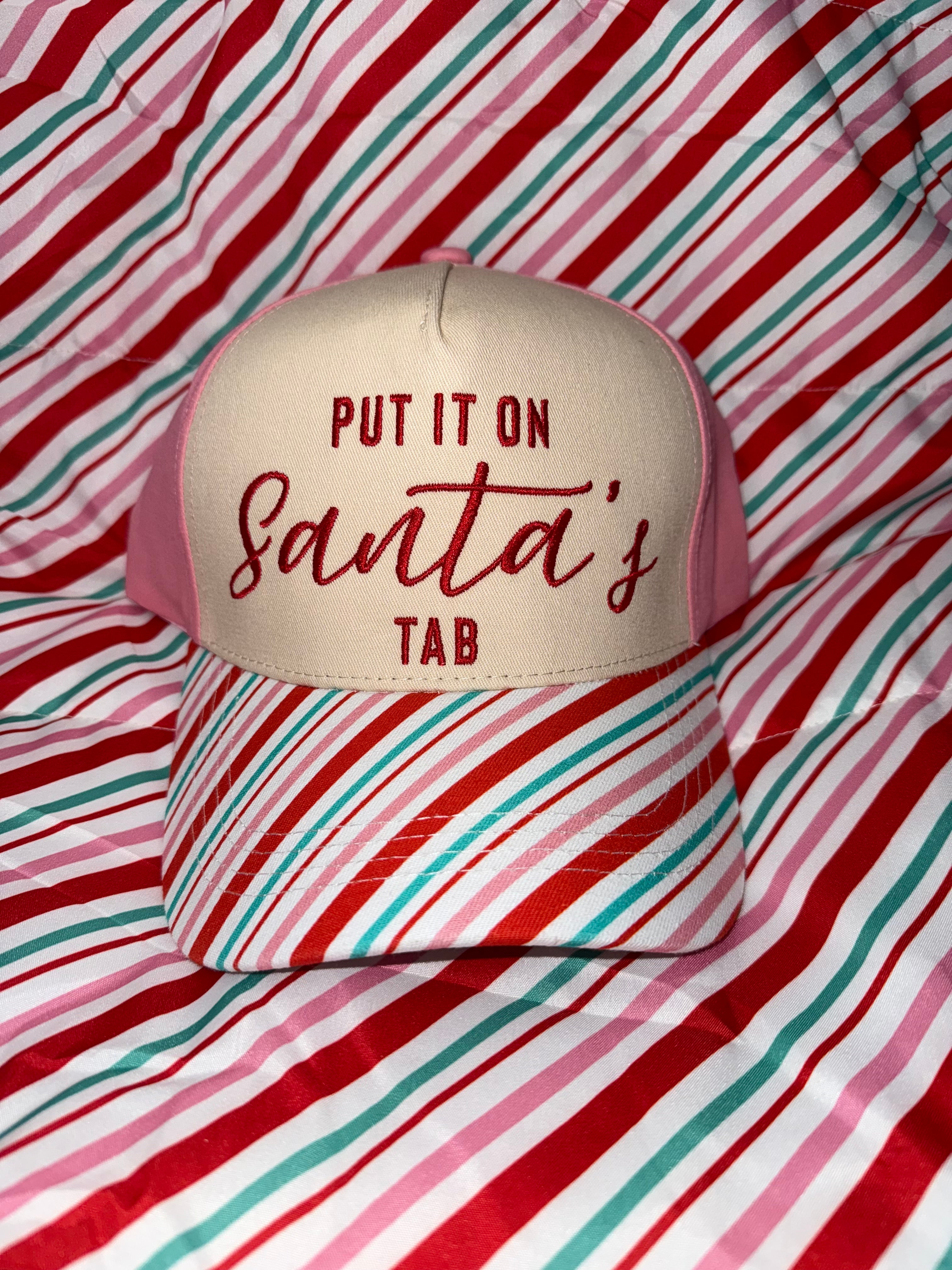 Put It on Santa's Tab Trucker Hat