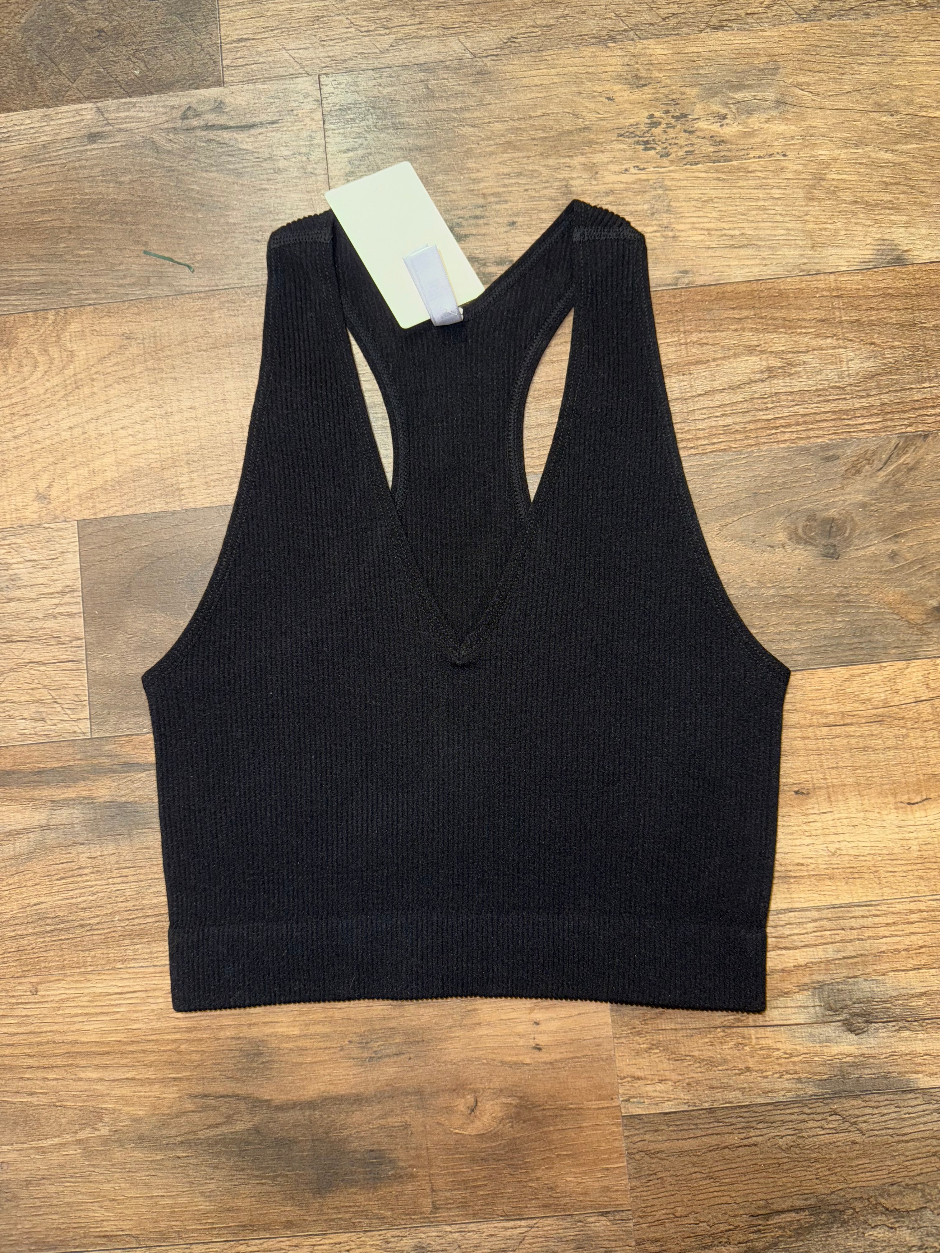 Seamless Ribbed Racerback Tank Top