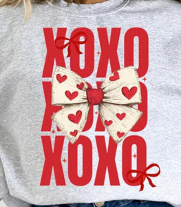 XOXO Heart Bow