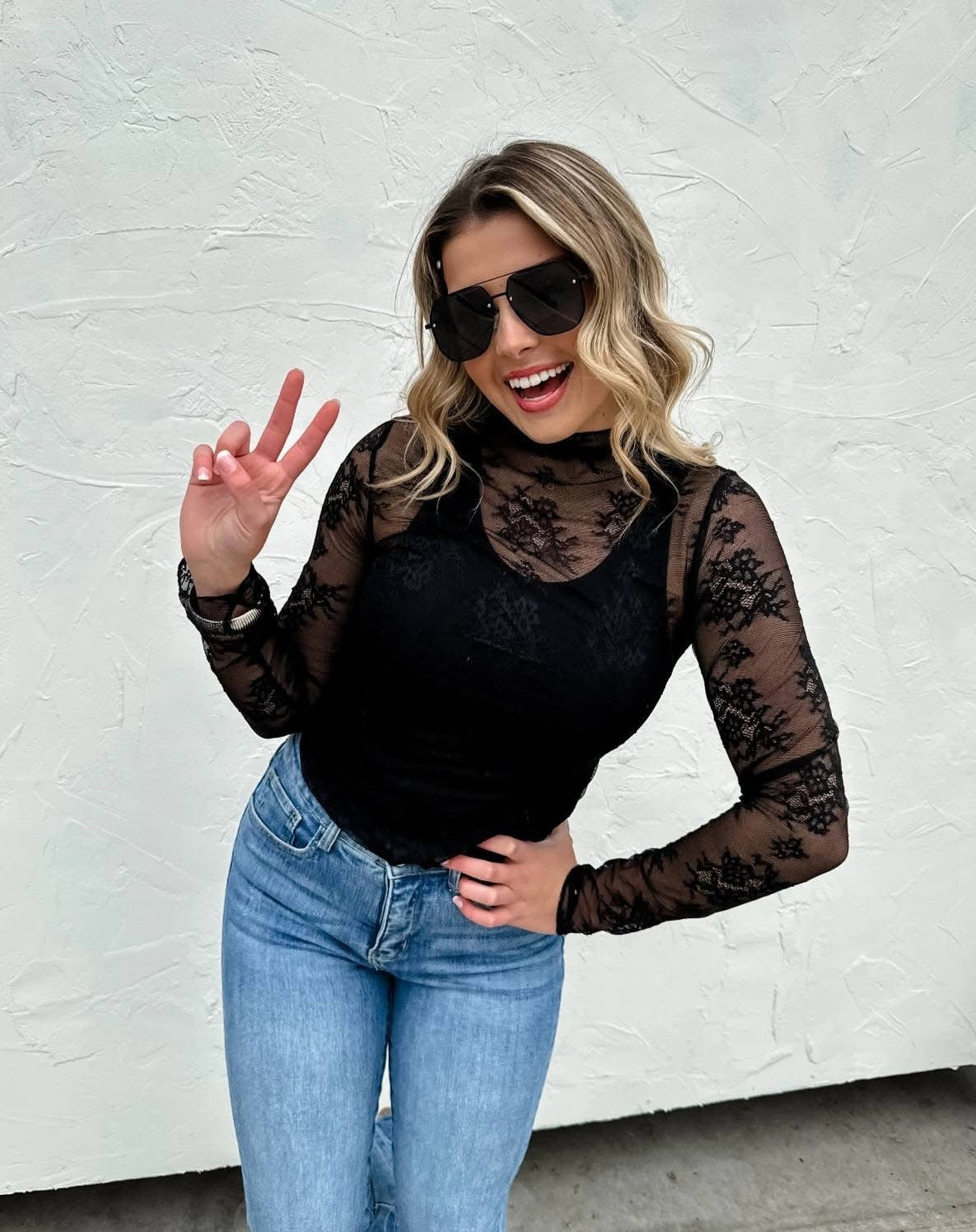 Valentines Roxy Lace Top