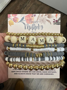 MAMA Stack Bracelet Set