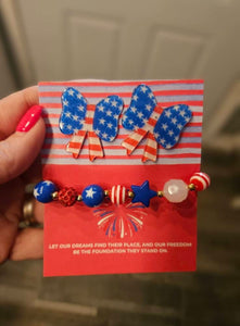 Patriotic Jewelry Set