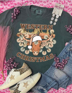 Western Christmas Tee