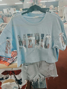 Lacey America Top