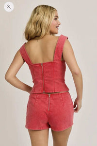 Red Hot Denim Set