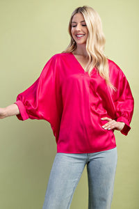 Satin Sass Top